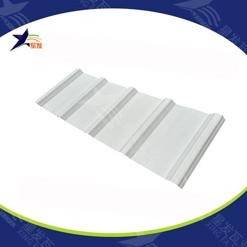 1075型白色高波形塑钢瓦 厂房屋顶用PVC瓦塑料瓦安装固定快捷且寿命更久 重庆PVC瓦厂家直供